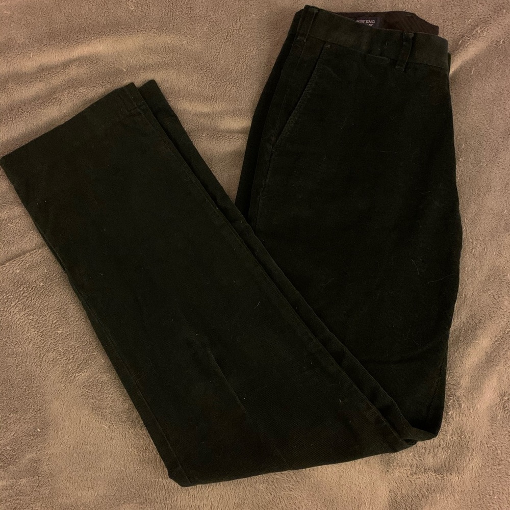 Land’s End size 32 Dark Green Corduroy pants